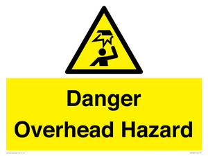 Danger Overhead Hazard